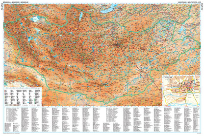 Mongolia map 