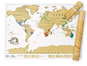 מפת עולם מתגרדת באנגלית