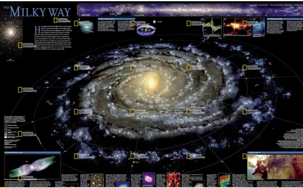 Map of the Milky Way 