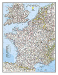 מפת צרפת, בלגיה והולנד
