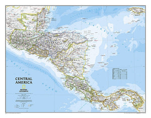 מפת מרכז אמריקה