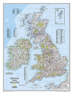 מפת בריטניה ואירלנד